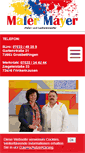 Mobile Screenshot of malermayer.de