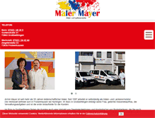 Tablet Screenshot of malermayer.de